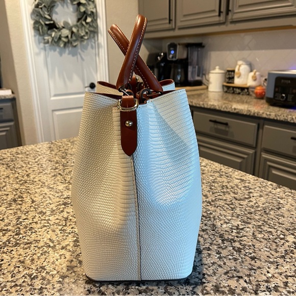 New Dooney & Bourke Large Barlow Lizard embossed leather - Picture 6 of 16